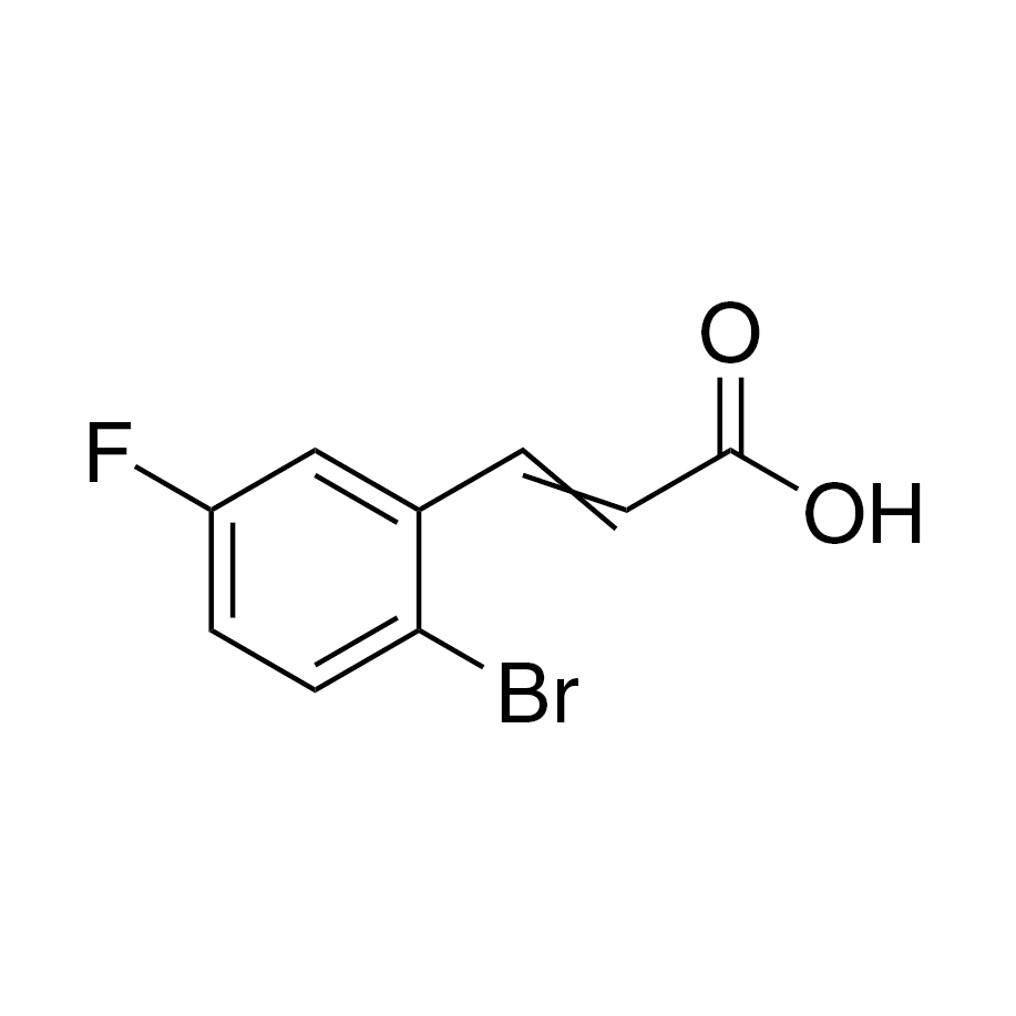 2-Bromo-5-fluorocinnamic acid, min. 98%