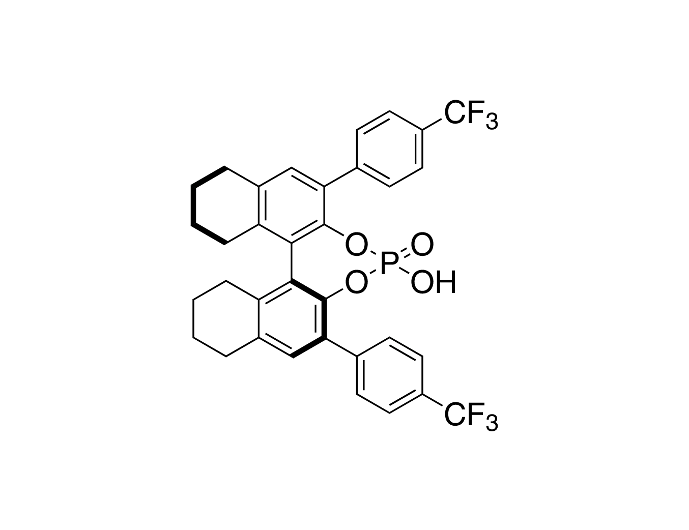 (11bS)-8,9,10,11,12,13,14,15-Octahydro-4-hydroxy-2,6-bis[4-(trifluoromethyl)phenyl]-4-oxide-dinaphtho[2,1-d:1',2'-f][1,3,2]dioxaphosphepin, 98% (99% ee)