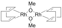 Di-μ-methoxobis(1,5-cyclooctadiene)dirhodium(I), min. 98%