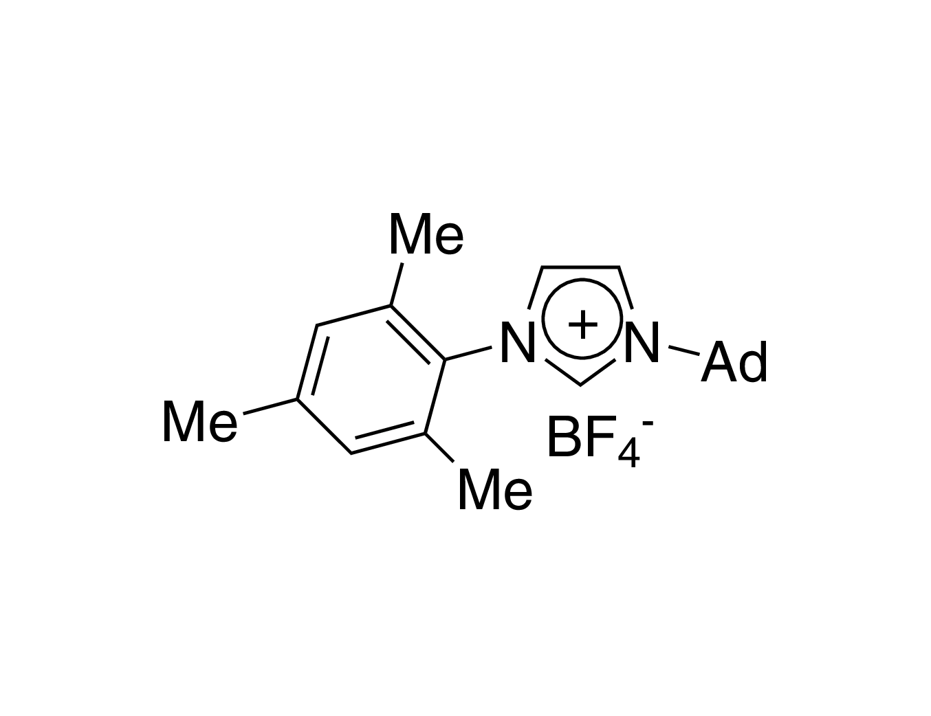 1-(2,4,6-Trimethylphenyl)-3-(adamantyl)imidazolium tetrafluoroborate, min. 97%