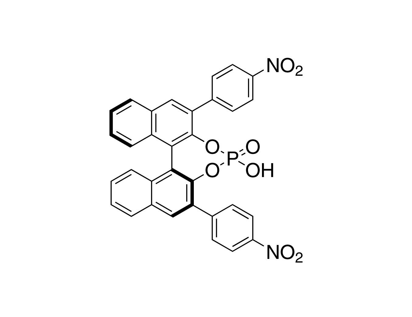 (11bS)-4-Hydroxy-2,6-bis(4-nitrophenyl)-4-oxide-dinaphtho[2,1-d:1',2'-f][1,3,2]dioxaphosphepin, 98% (99% ee)