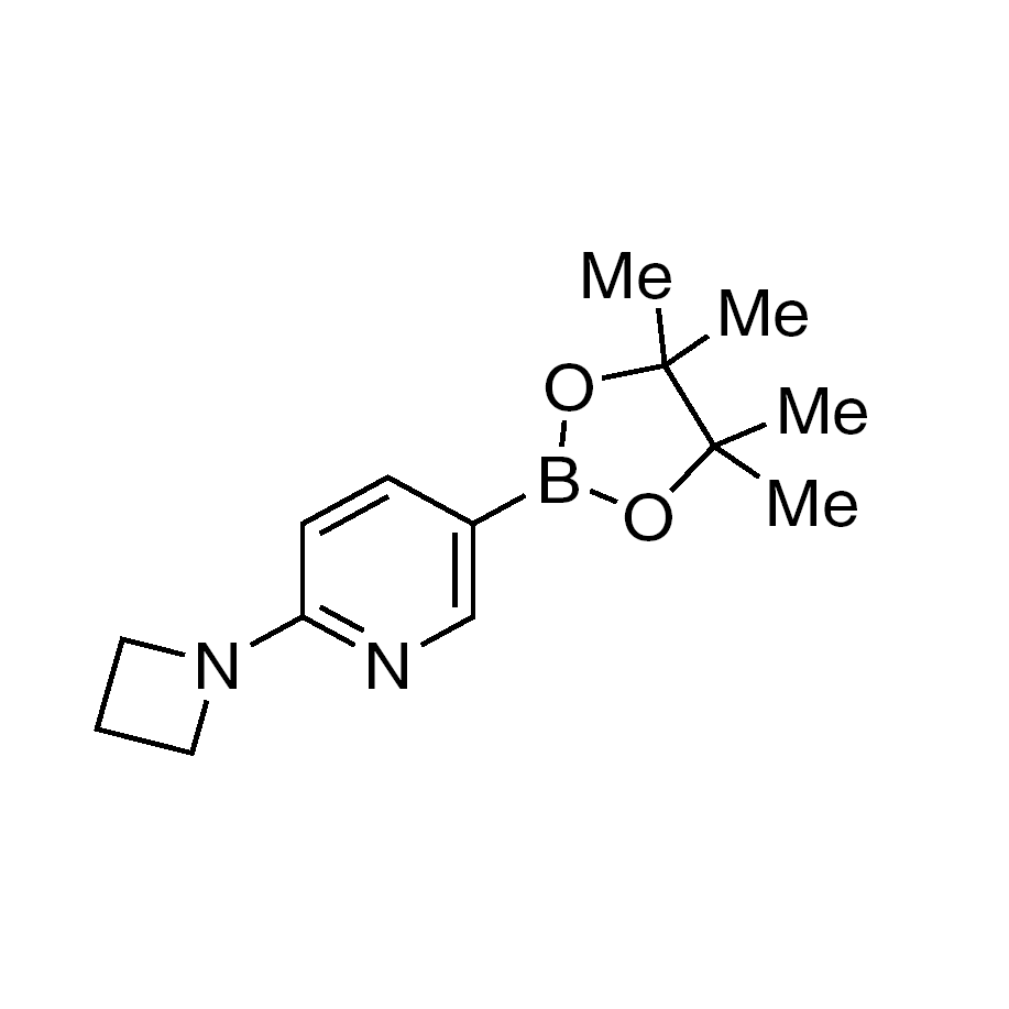 2-Azetidin-1-yl-5-(4,4,5,5-tetramethyl-[1,3,2]dioxaborolan-2-yl)-pyridine, 95%