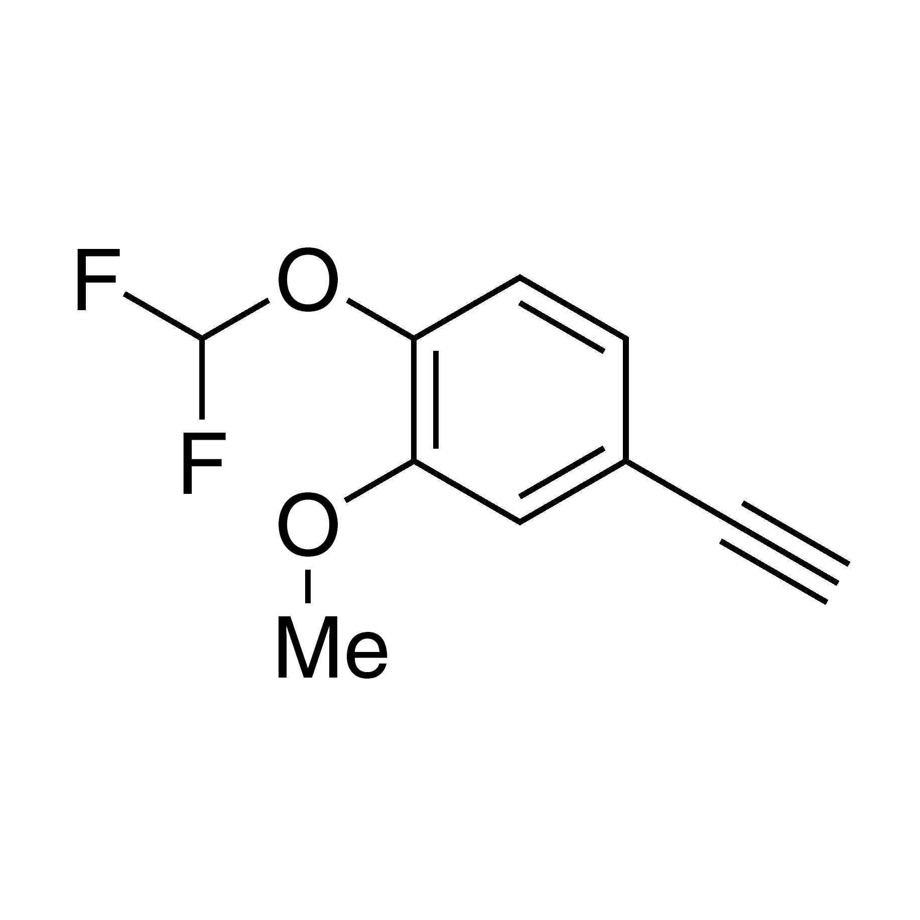 1-Difluoromethoxy-4-ethynyl-2-methoxy-benzene, 95%