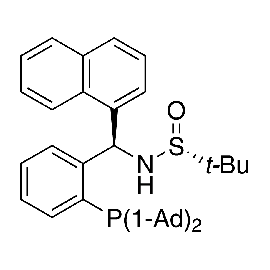 [S(R)]-N-[(R)-[2-(Diadamantanphosphino)phenyl]-1-naphthalenylmethyl]-2-methyl-2-propanesulfinamide, 95%