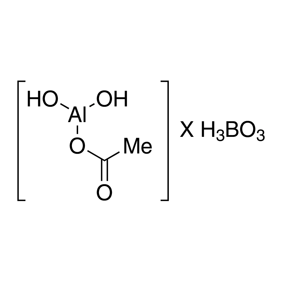 Aluminum acetate, basic (boric acid adduct)