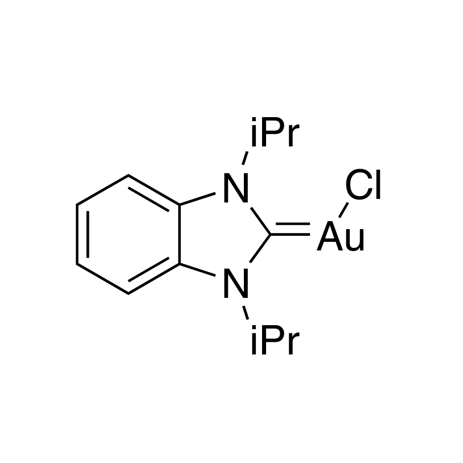 Chloro[1,3-dihydro-1,3-bis(1-methylethyl)-2H-benzimidazol-2-ylidene]gold, 95+%