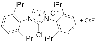 1,3-Bis(2,6-di-i-propylphenyl)-2-chloroimidazolium chloride/cesium fluoride admixture (1.0/6.7 molar ratio or 1/2.2 weight ratio) PhenoFluor®Mix