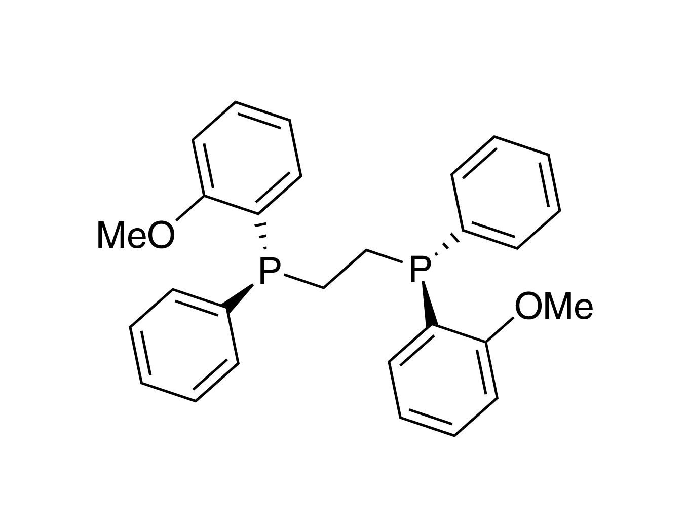 (S,S)-(+)-1,2-Bis[(2-methoxyphenyl)(phenyl)phosphino]ethane, 98% (+)-DIPAMP