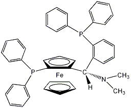 (S)-(-)-[(S)-2-Diphenyl­phosphinoferrocenyl](N,N-dimethylamino)(2-diphenylphosphino­phenyl)methane, min. 97% TANIAPHOS