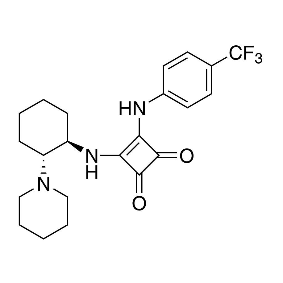 3-[[(1R,2R)-2-(1-Piperidinyl)cyclohexyl]amino]-4-[[4-(trifluoromethyl)phenyl]amino]-3-cyclobutene-1,2-dione, 98%, (99% ee)