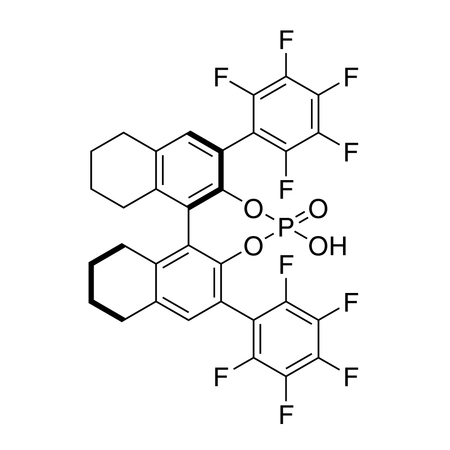 (11bR)-4-Oxide-8,9,10,11,12,13,14,15-octahydro-4-hydroxy-2,6-bis(2,3,4,5,6-pentafluorophenyl)-dinaphtho[2,1-d:1',2'-f][1,3,2]dioxaphosphepin, 95%, (99% ee)