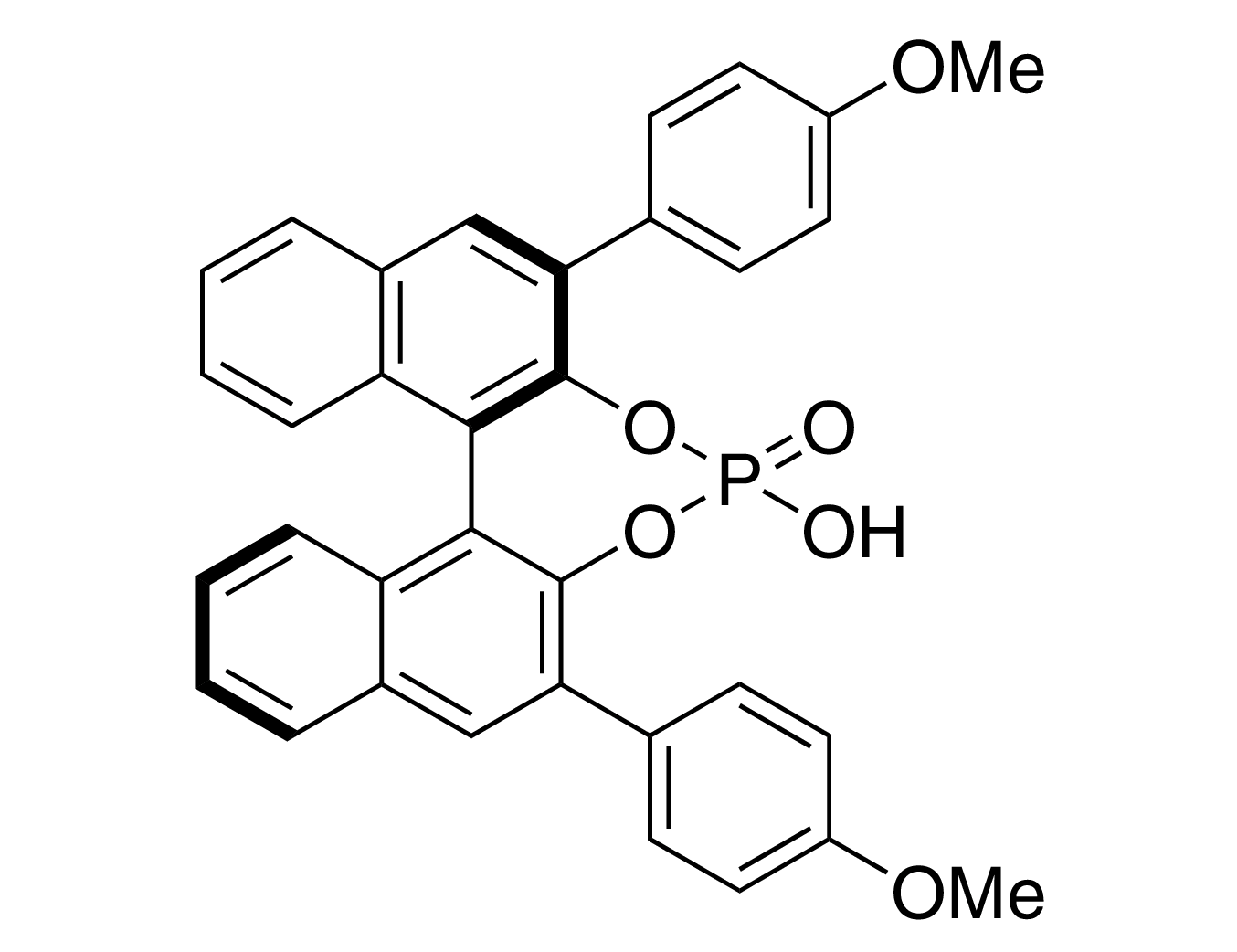 (11bR)-4-Hydroxy-2,6-bis(4-methoxyphenyl)-4-oxide-dinaphtho[2,1-d:1',2'-f][1,3,2]dioxaphosphepin, 98%, (99% ee)
