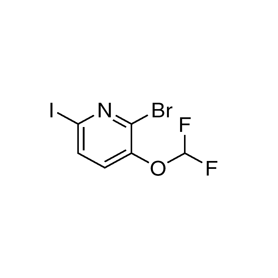 2-Bromo-3-difluoromethoxy-6-iodopyridine , 95%