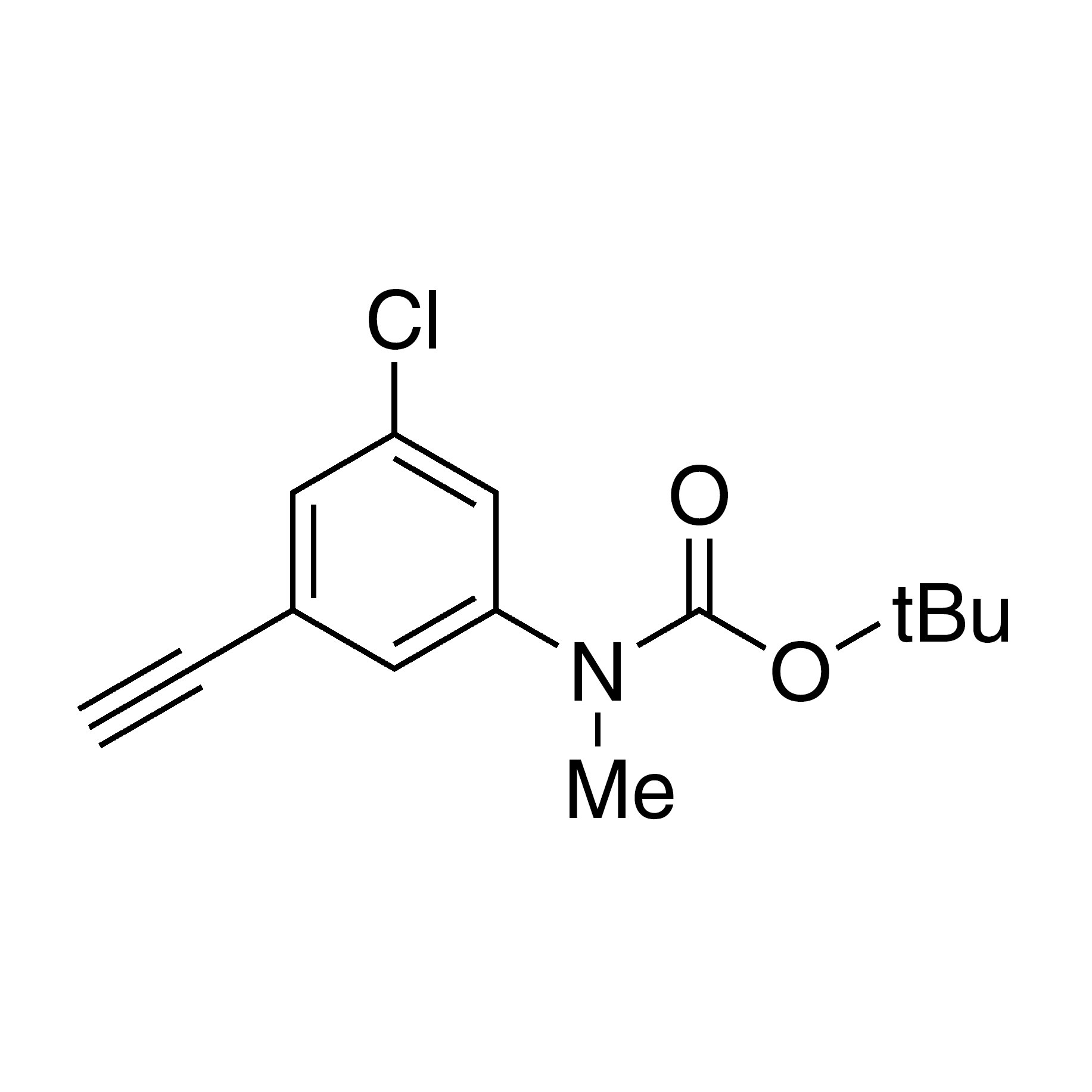 (3-Chloro-5-ethynyl-phenyl)-methyl-carbamic acid tert-butyl ester, 95%