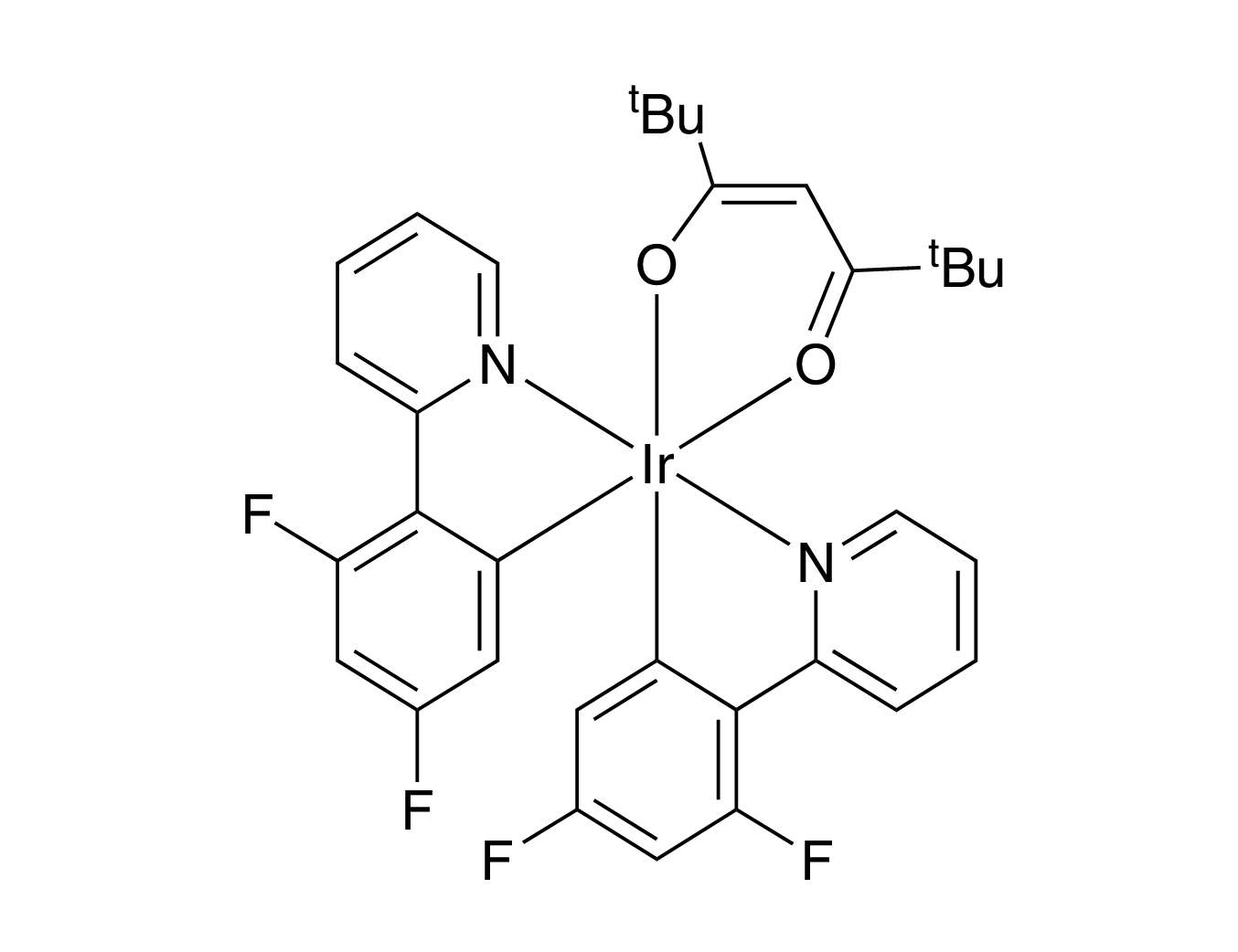 Bis[3,5-difluoro-2-(2-pyridinyl-κN)phenyl-κC](2,2,6,6-tetramethyl-3,5-heptanedionato-κO,κO')iridium(III), min. 98%