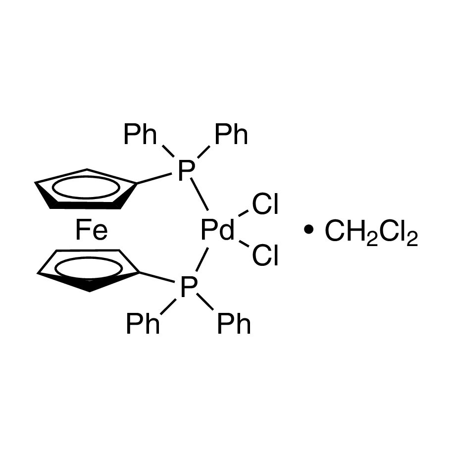 Dichloro 1,1'-bis(diphenylphosphino)ferrocene palladium (II) dichloromethane, 99%