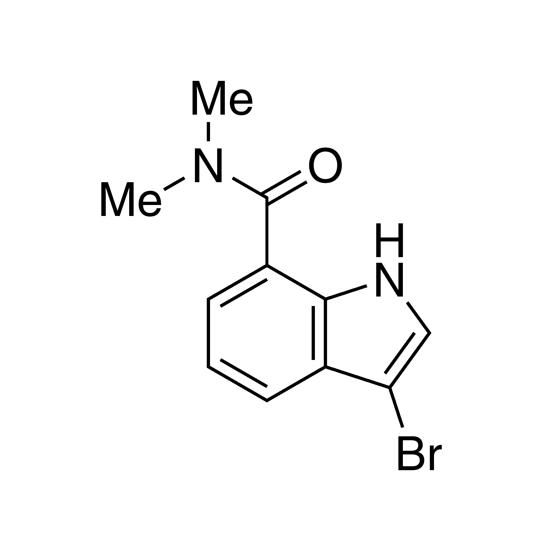 3-Bromo-N,N-dimethyl-1H-indole-7-carboxamide, 95%