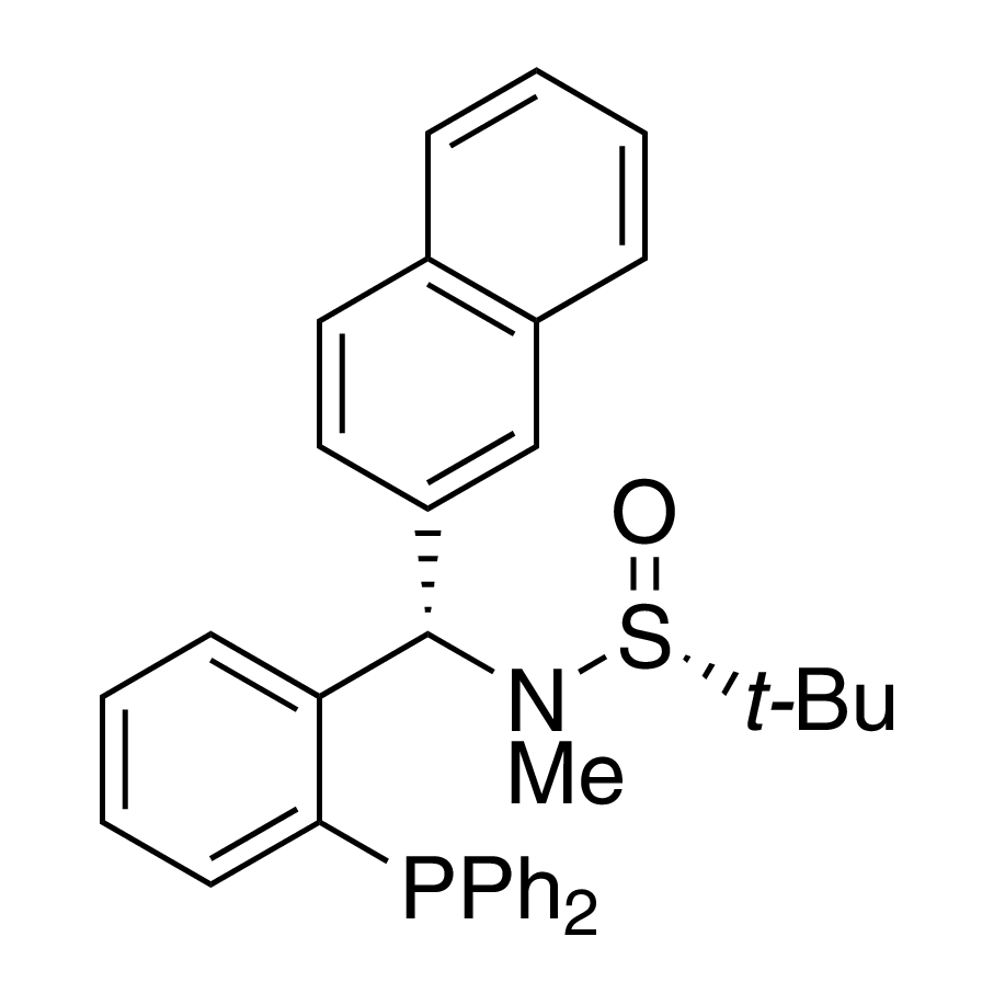 [S(R)]-N-[(S)-[2-(Diphenylphosphino)phenyl](2-naphthalenyl)methyl]-N,2-dimethyl-2-propanesulfinamide, 95%