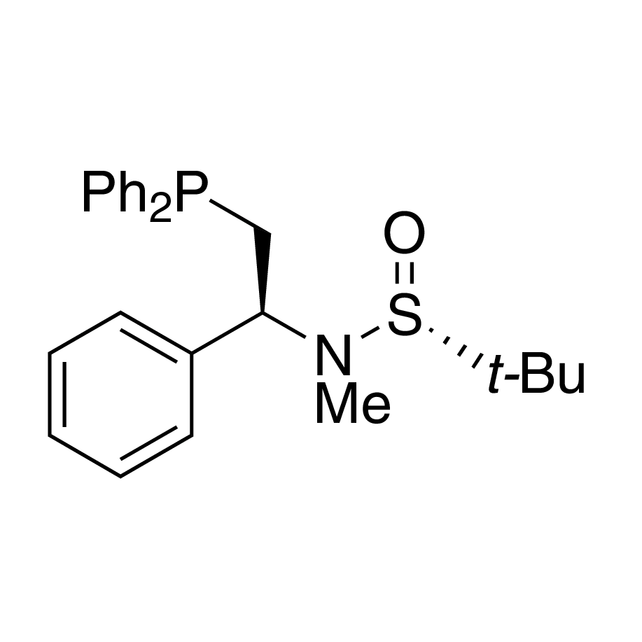 [S(R)]-N-[(1S)-2-(Diphenylphosphino)-1-phenylethyl]-N,2-dimethyl-2-propanesulfinamide, 95%