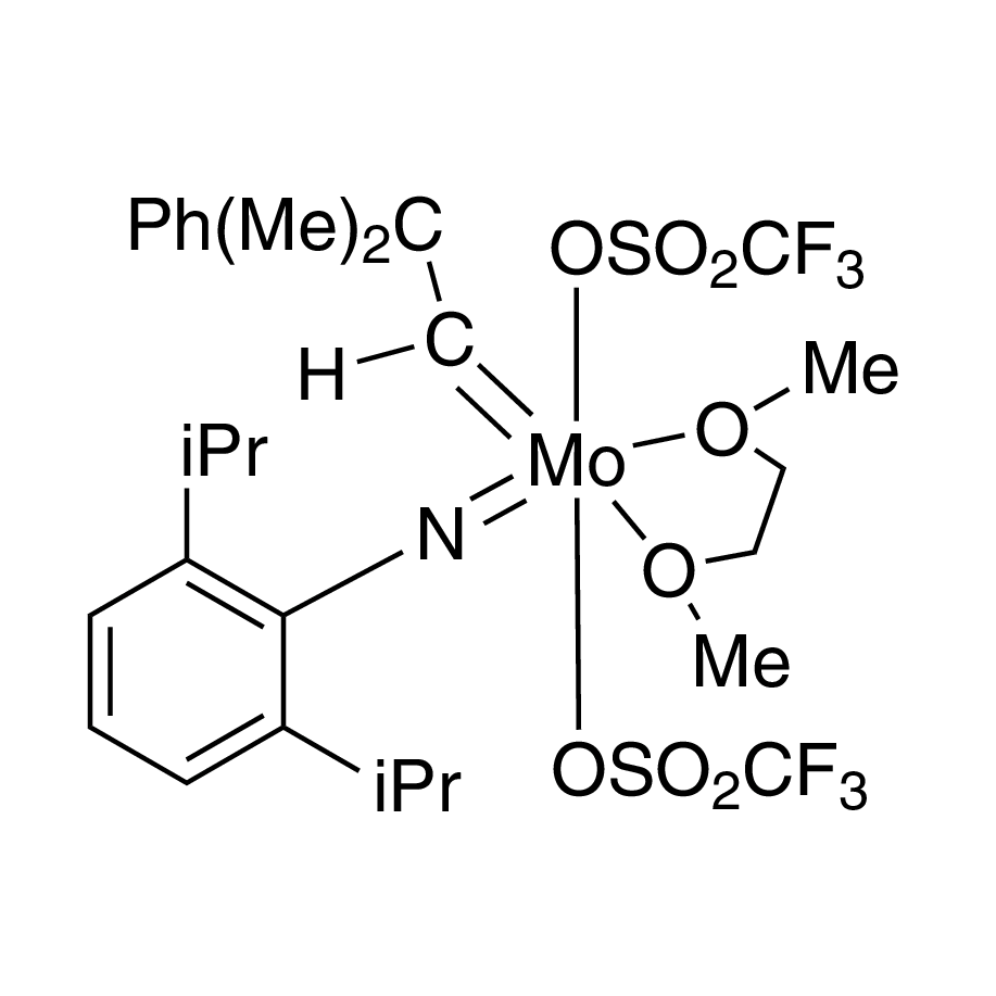 2,6-Diisopropylphenylimido neophylidenemolybdenum(VI) bis(trifluoromethanesulfonate)dimethoxyethane adduct