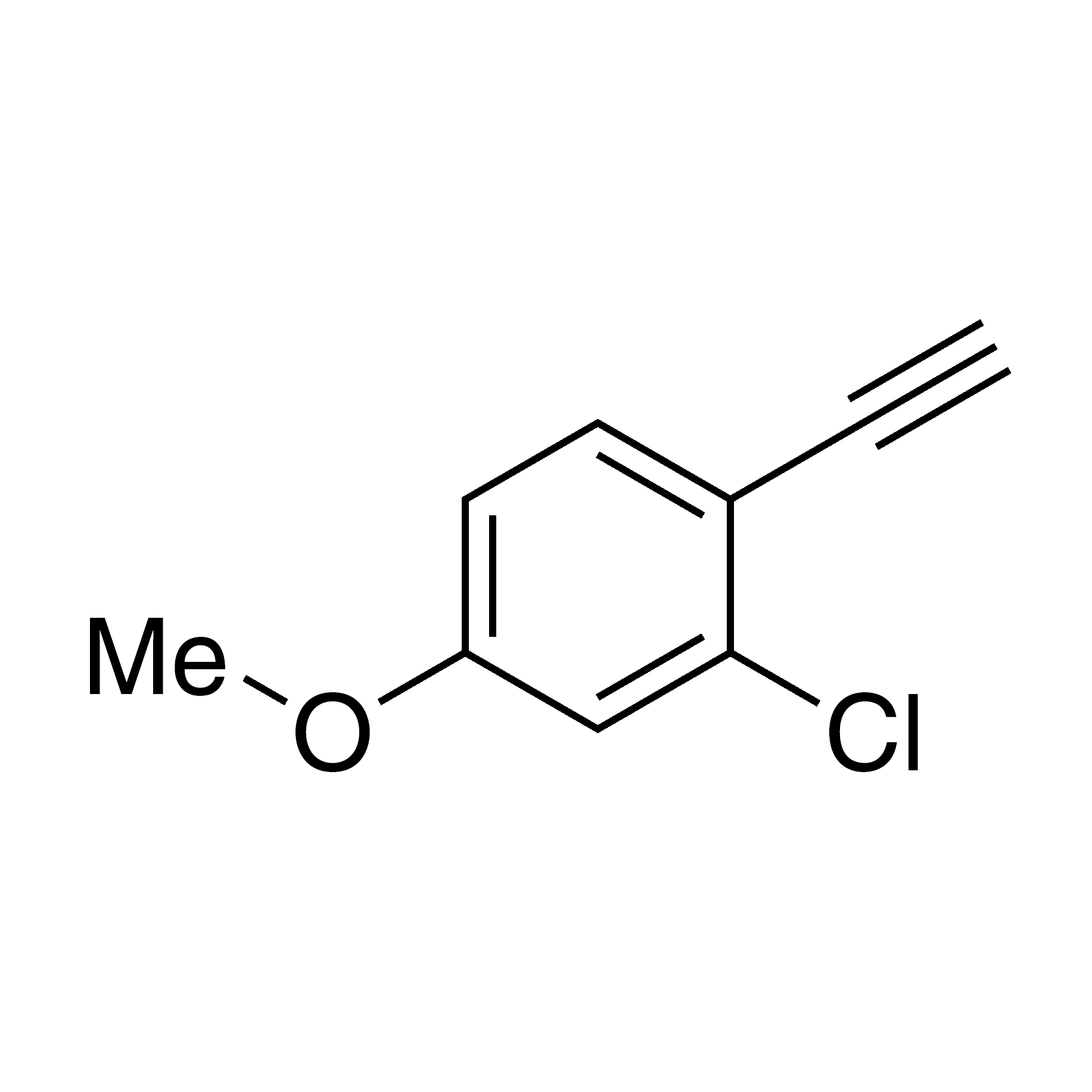 2-Chloro-1-ethynyl-4-methoxybenzene, 95%