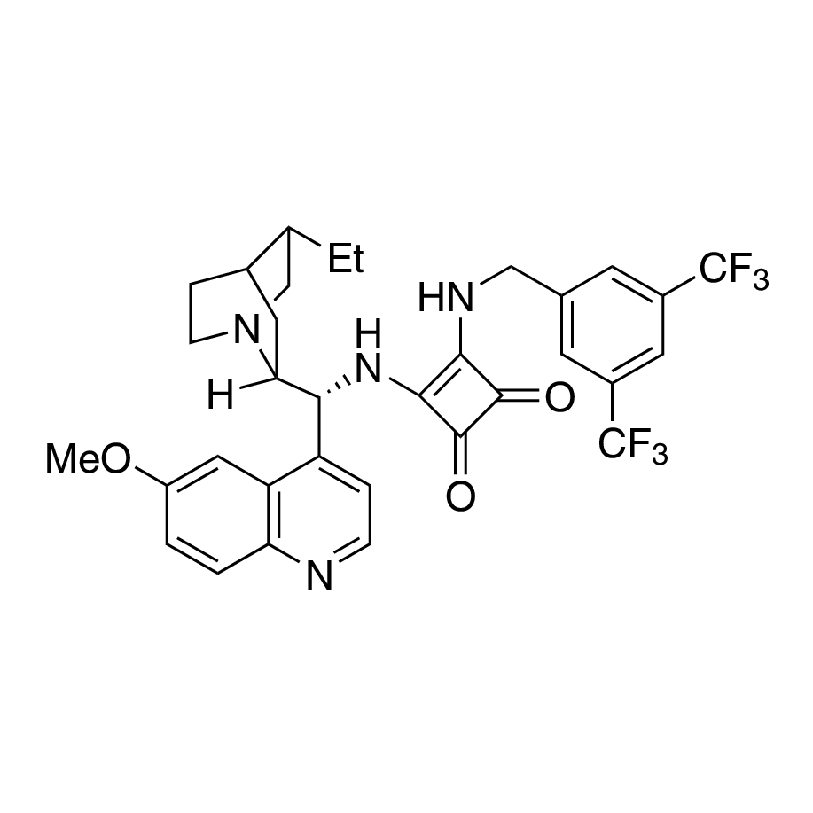 3-[[[3,5-Bis(trifluoromethyl)phenyl]methyl]amino]-4-[[(9R)-10,11-dihydro-6'-methoxycinchonan-9-yl]amino]-3-cyclobutene-1,2-dione, 95%