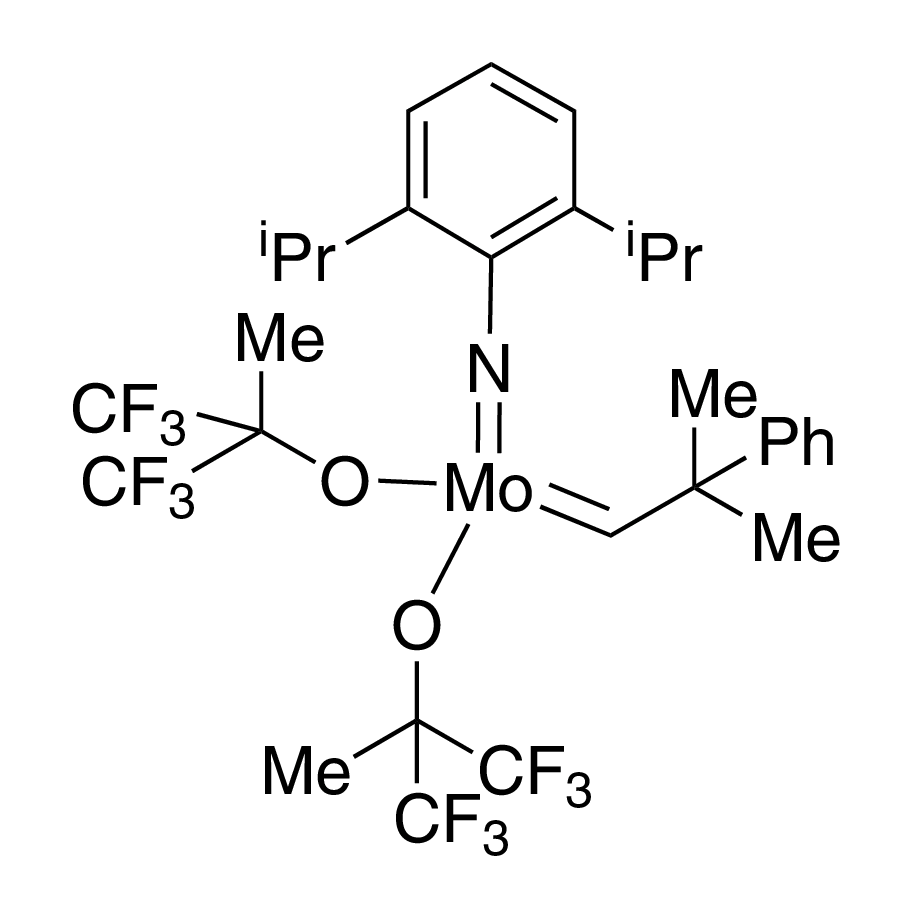 2,6-Diisopropylphenyl­imidoneophylidene molybdenum(VI) bis(hexafluoro-t-butoxide) SCHROCK'S CATALYST