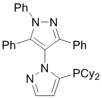 5-(Dicyclohexylphosphino)-1',3',5'-triphenyl-[1,4']-bi-1H-pyrazole, min. 95% Cy-BippyPhos