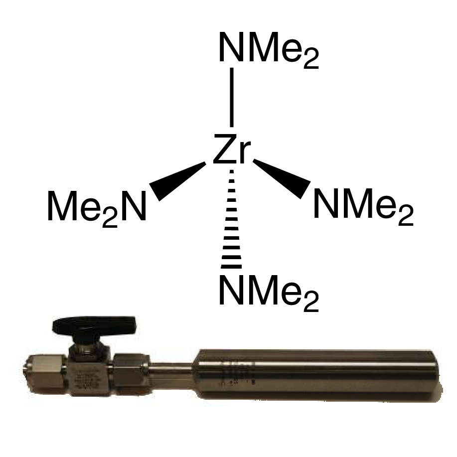 Tetrakis(dimethylamino)zirconium(IV), 98% (99.99%-Zr) TDMAZ, 40-4115, contained in 50ml Swagelok® cylinder (96-1070) for CVD/ALD