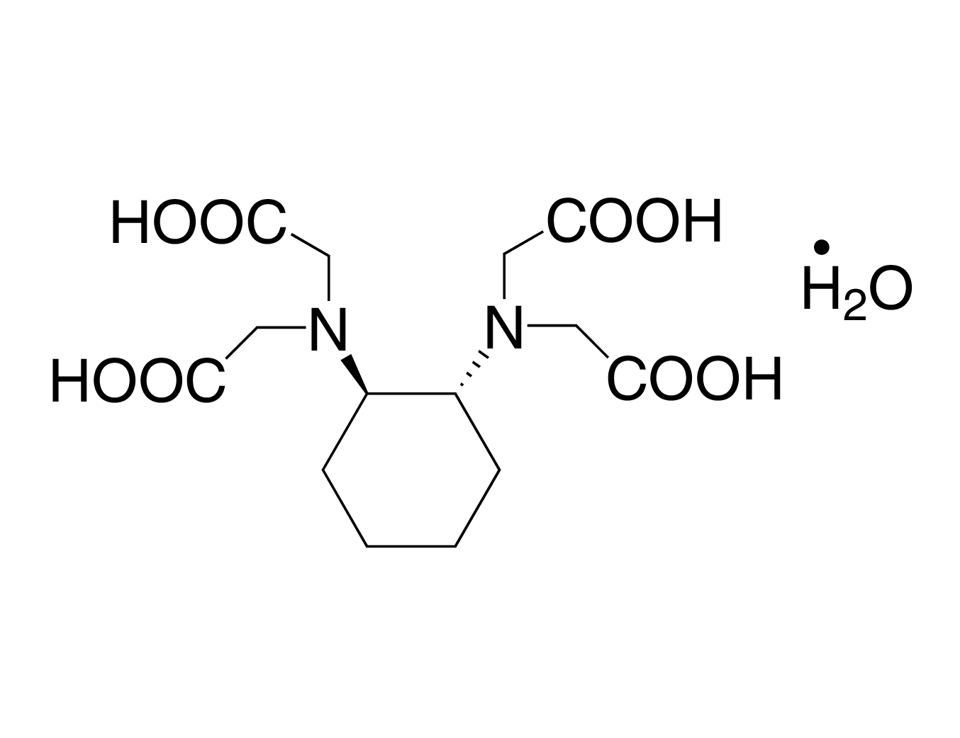 trans-1,2-Cyclohexanediaminetetraacetic acid monohydrate, 99+% CyDTA