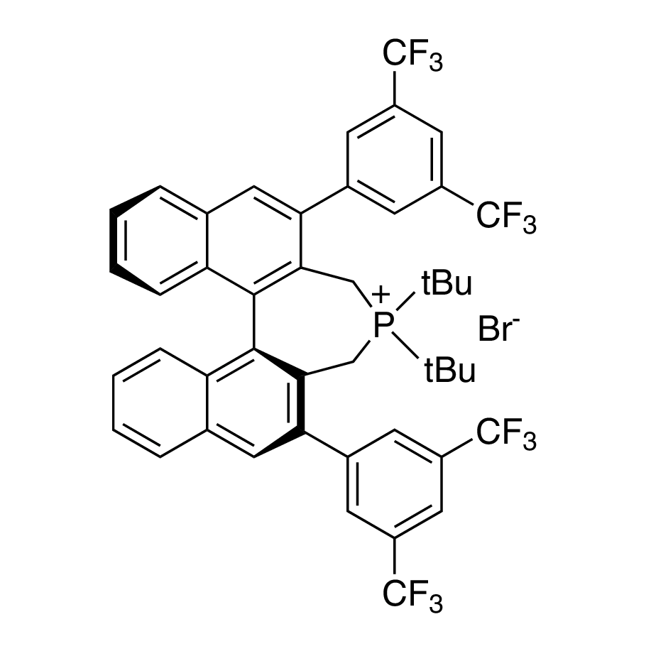 (11bS)-(-)-4,4-Di-t-butyl-2,6-bis[3,5-bis(trifluoromethyl)phenyl]-4,5-dihydro-3H-dinaphtho[2,1-c:1',2'-e]phosphepinium bromide, 99%  S-MARUOKA CAT P-TB