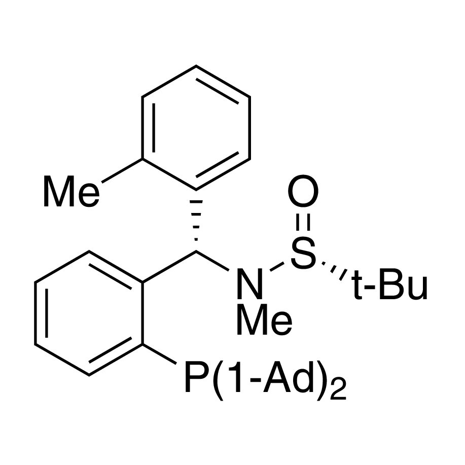 [S(R)]-N-[(S)-[2-(Diadamantanphosphino)phenyl](2-methylphenyl)methyl]-N,2-dimethyl-2-propanesulfinamide, 95%