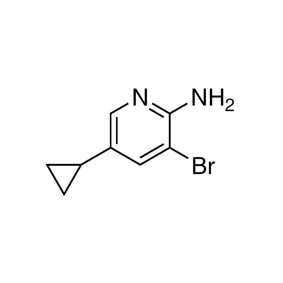 3-Bromo-5-cyclopropylpyridin-2-amine, 95%
