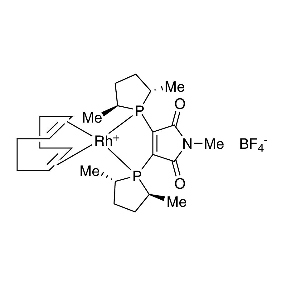 (+)-2,3-Bis[(2S,5S)-2,5-dimethylphospholanyl]-1-methyl-1H-pyrrole-2,5-dione(1,5-cyclooctadiene)rhodium(I) tetrafluoroborate, min. 98% [catASium® MN(S)Rh]