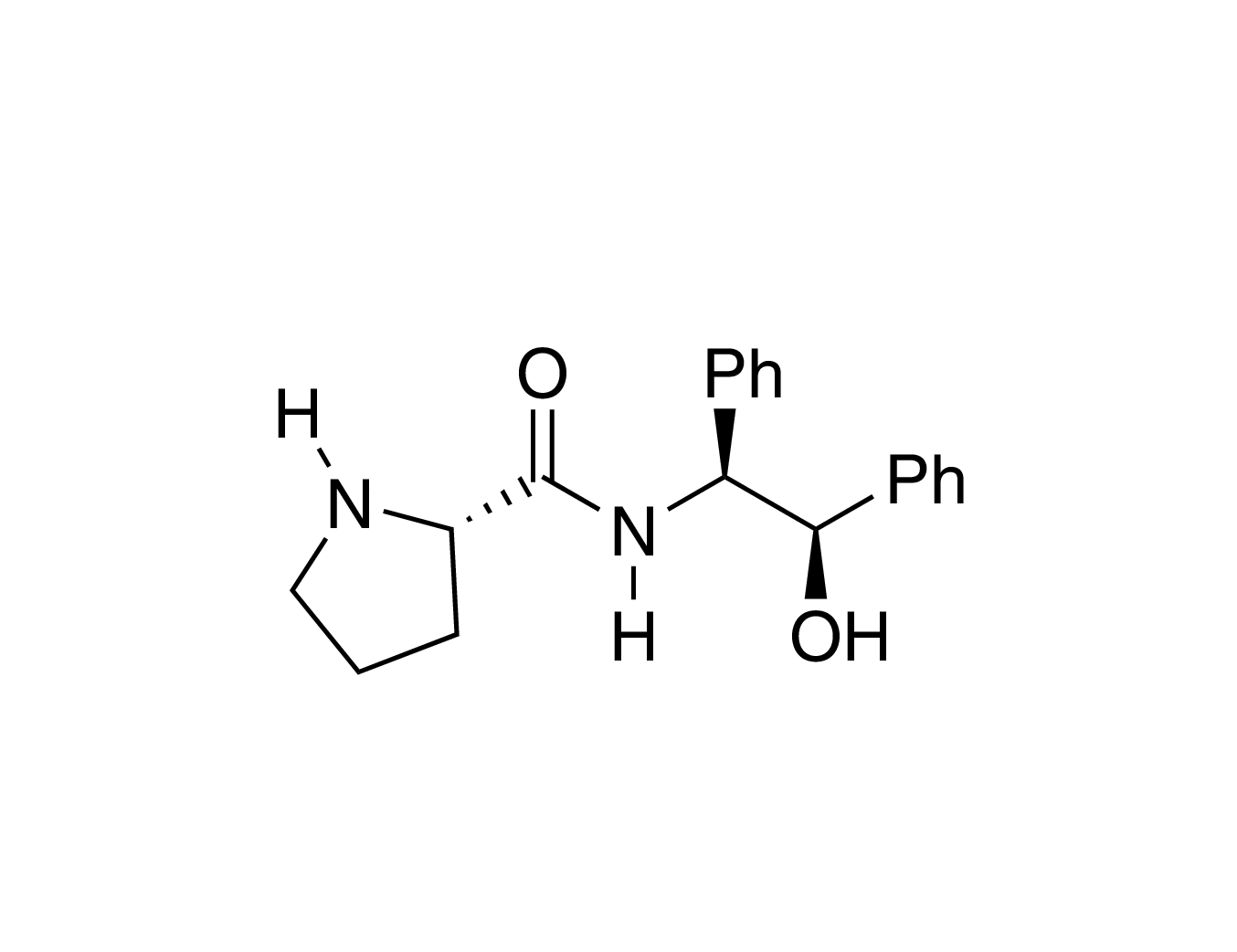 (2S)-N-[(1S,2R)-2-Hydroxy-1,2-diphenylethyl]-2-pyrrolidinecarboxamide, 98%, (99% ee)
