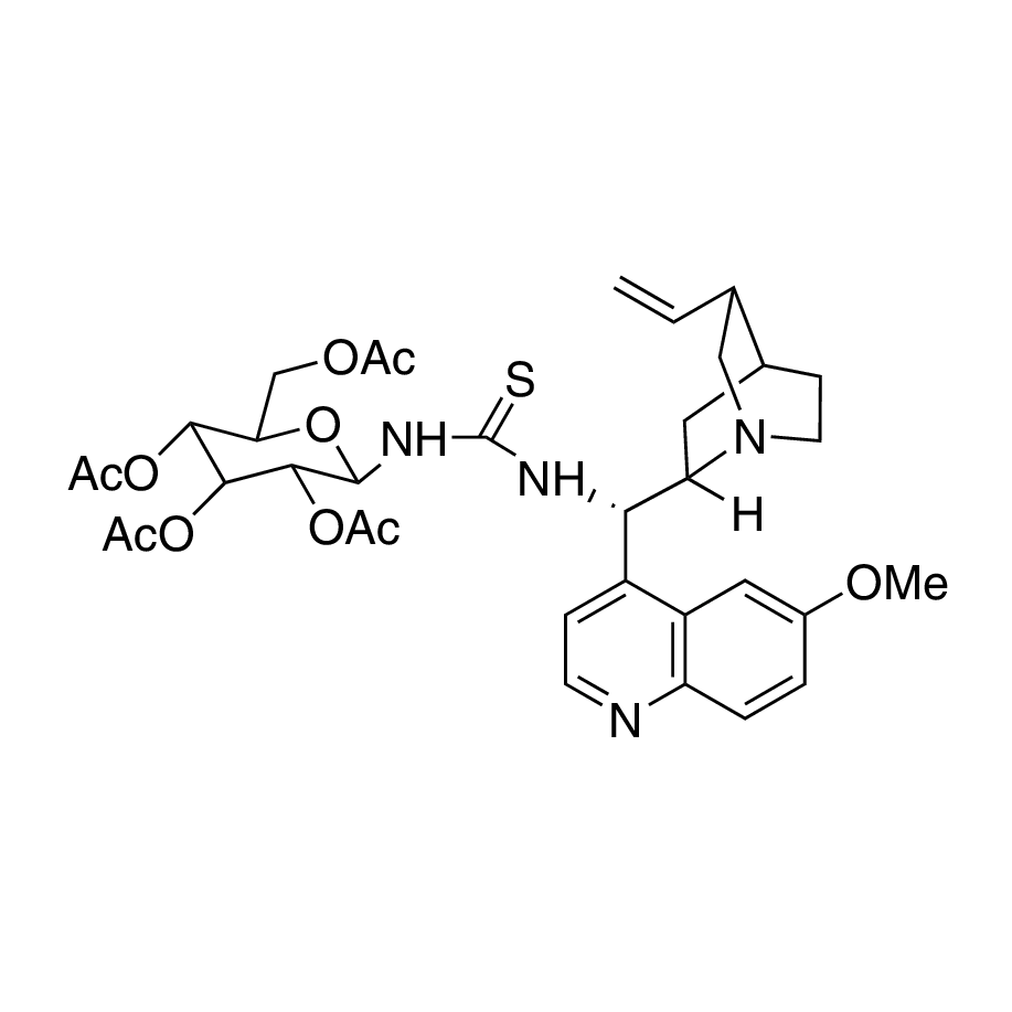 N-[(8α,9S)-6'-Methoxycinchonan-9-yl]-N'-(2,3,4,6-tetra-O-acetyl-β-D-glucopyranosyl)thiourea, min. 95%