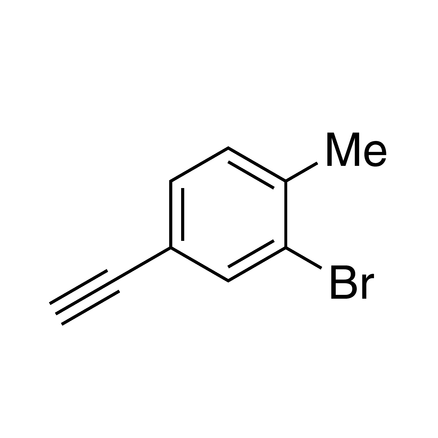 2-Bromo-4-ethynyl-1-methylbenzene, 95%