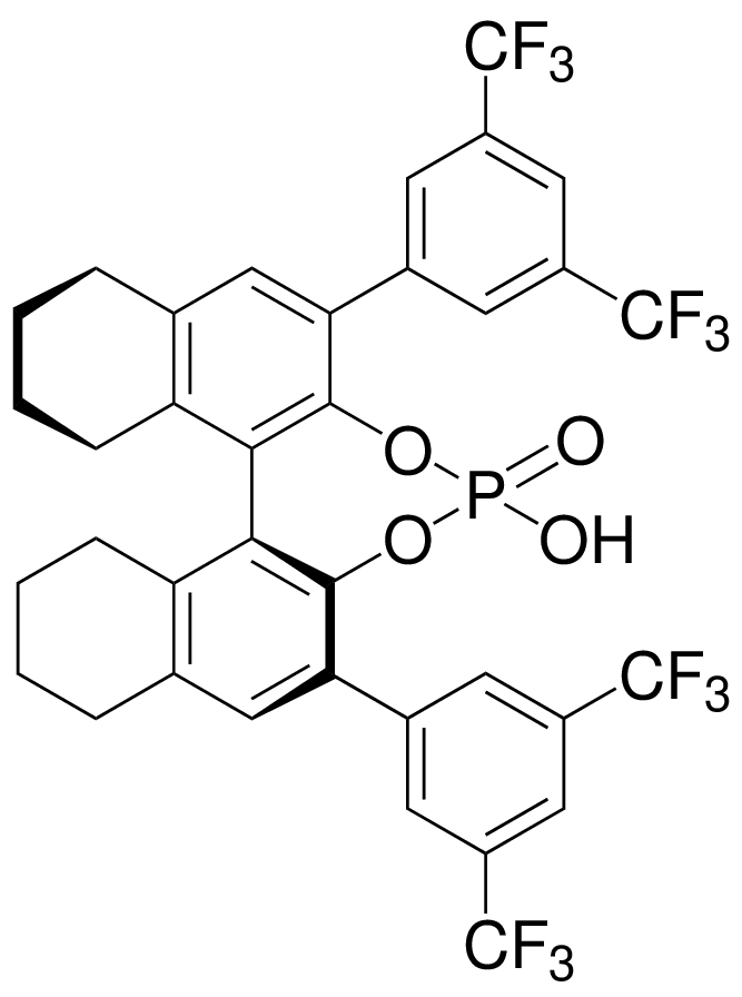 (11bS)-2,6-Bis[3,5-bis(trifluoromethyl)phenyl]-8,9,10,11,12,13,14,15-octahydro-4-hydroxy-4-oxide-dinaphtho[2,1-d:1',2'-f][1,3,2]dioxaphosphepin, 98%, (99% ee)
