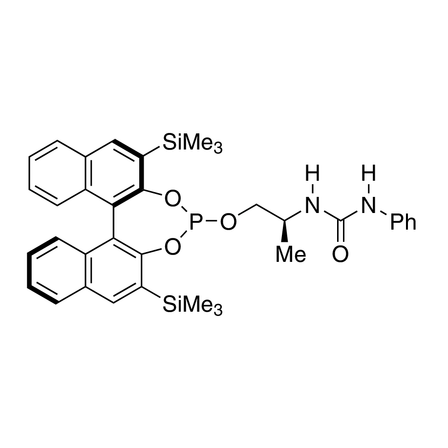 1-{2S)-1-[(11bR)-2,6-Bis(trimethylsilyl)dinaphtho[2,1-d:1',2'-f][1,3,2]dioxaphosphepin-4-yloxy]propan-2-yl}-3-phenylurea, min. 97%