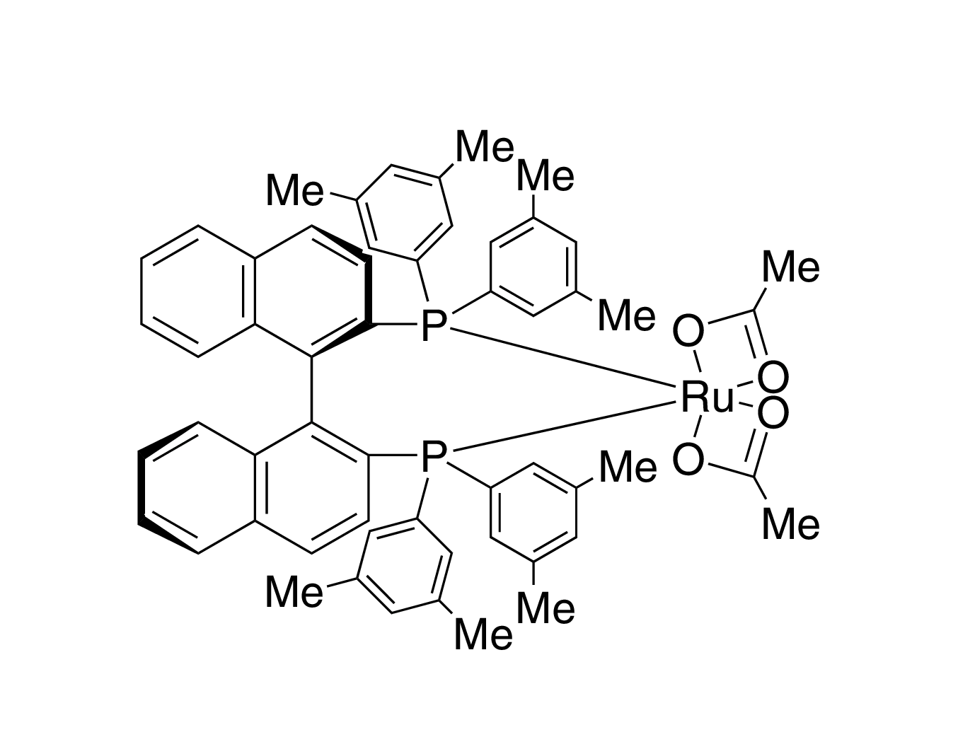 Diacetato{(R)-(+)-2,2'-bis[di(3,5-xylyl)phosphino]-1,1'-binaphthyl}ruthenium(II) Ru(OAc)₂[(R)-xylbinap]