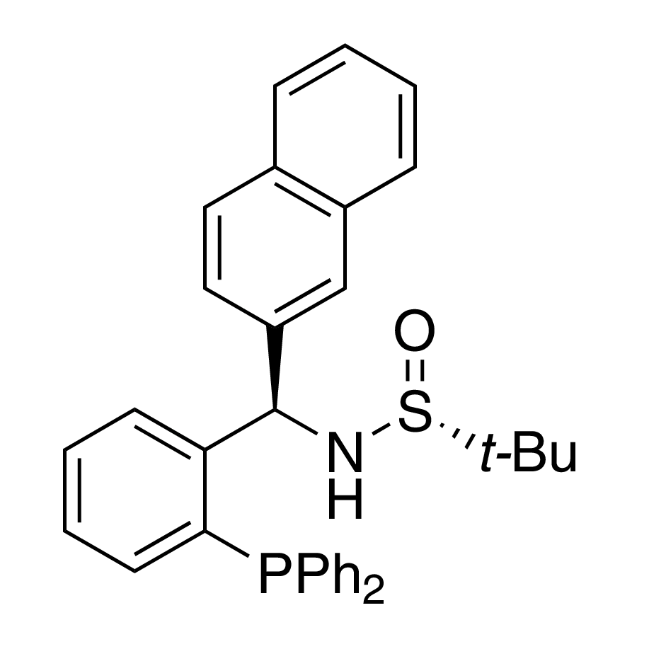 [S(R)]-N-[(R)-[2-(Diphenylphosphino)phenyl](2-naphthalenyl)methyl]-2-methyl-2-propanesulfinamide, 95%