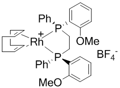(S,S)-(+)-1,2-Bis[(o-methoxyphenyl)(phenyl)phosphino]ethane(1,5-cyclooctadiene)rhodium(I) tetrafluoroborate, min. 95%