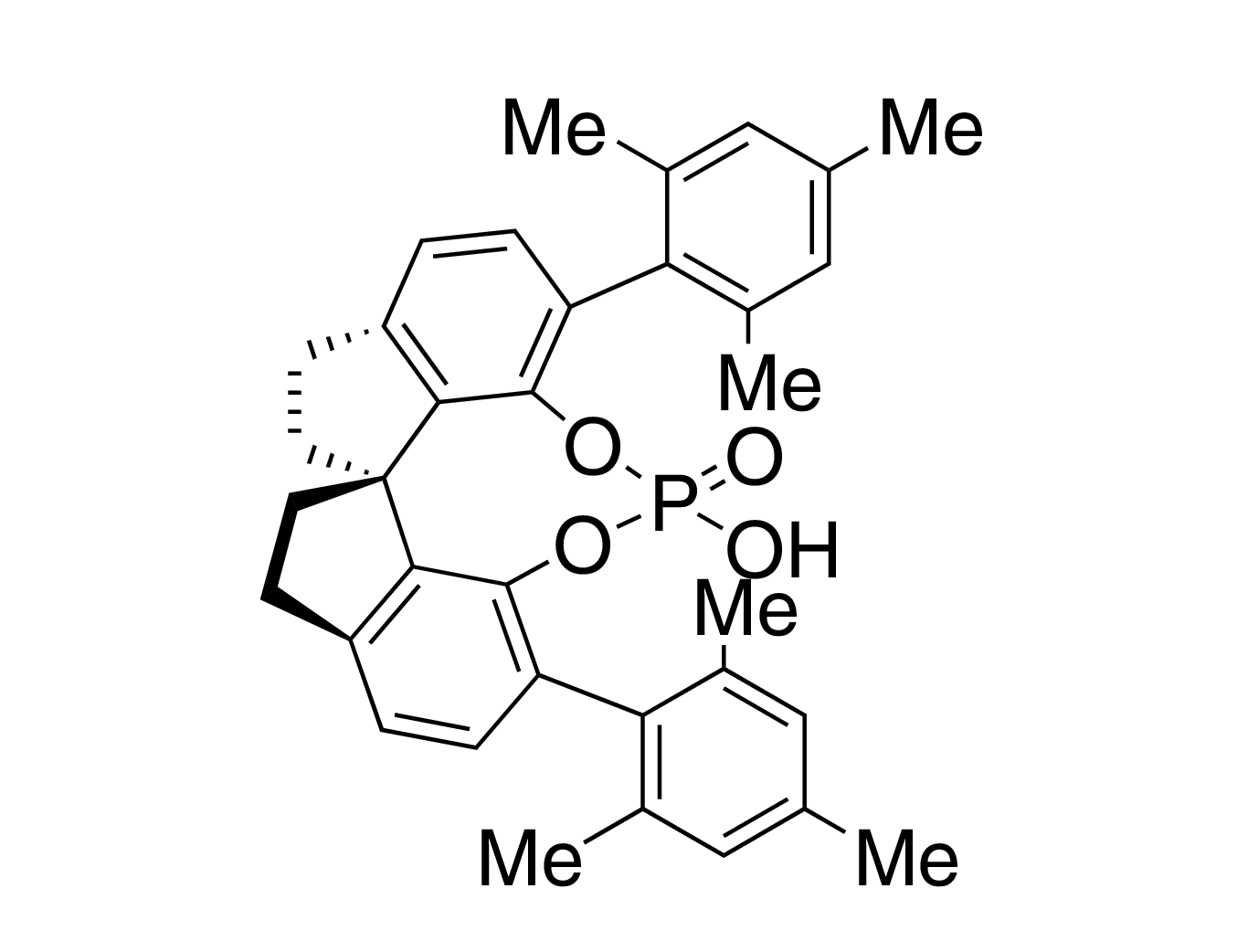 (11aS)-)-3,7-Bis(2,4,6-trimethylphenyl)-10,11,12,13-tetrahydro-5-hydroxy-5-oxide-diindeno[7,1-de:1',7'-fg][1,3,2]dioxaphosphocin, 98% (99% ee)