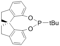 (11aR)-(+)-10,11,12,13-Tetrahydro-5-(1,1-dimethylethyl)diindeno[7,1-de,1',7'-fg)[1.3.2] dioxaphosphocin, 97%  (R)-FuP-tBu