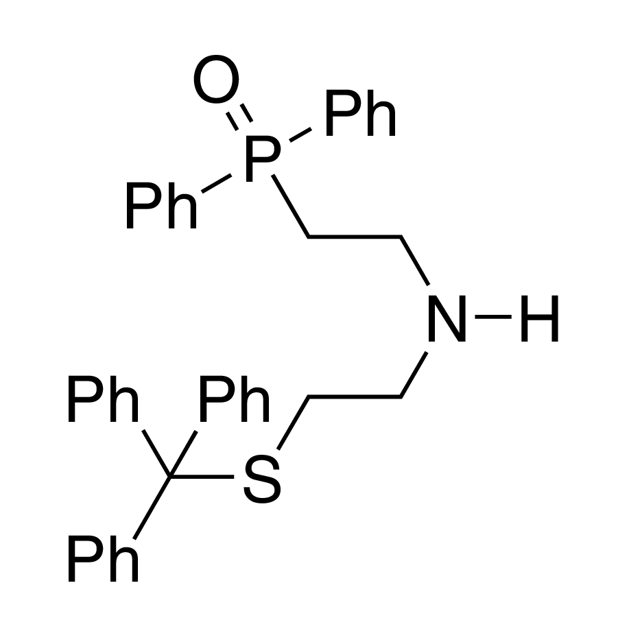 N-[2-(Diphenylphosphinyl)ethyl]-2-[tritylthio]-ethanamine