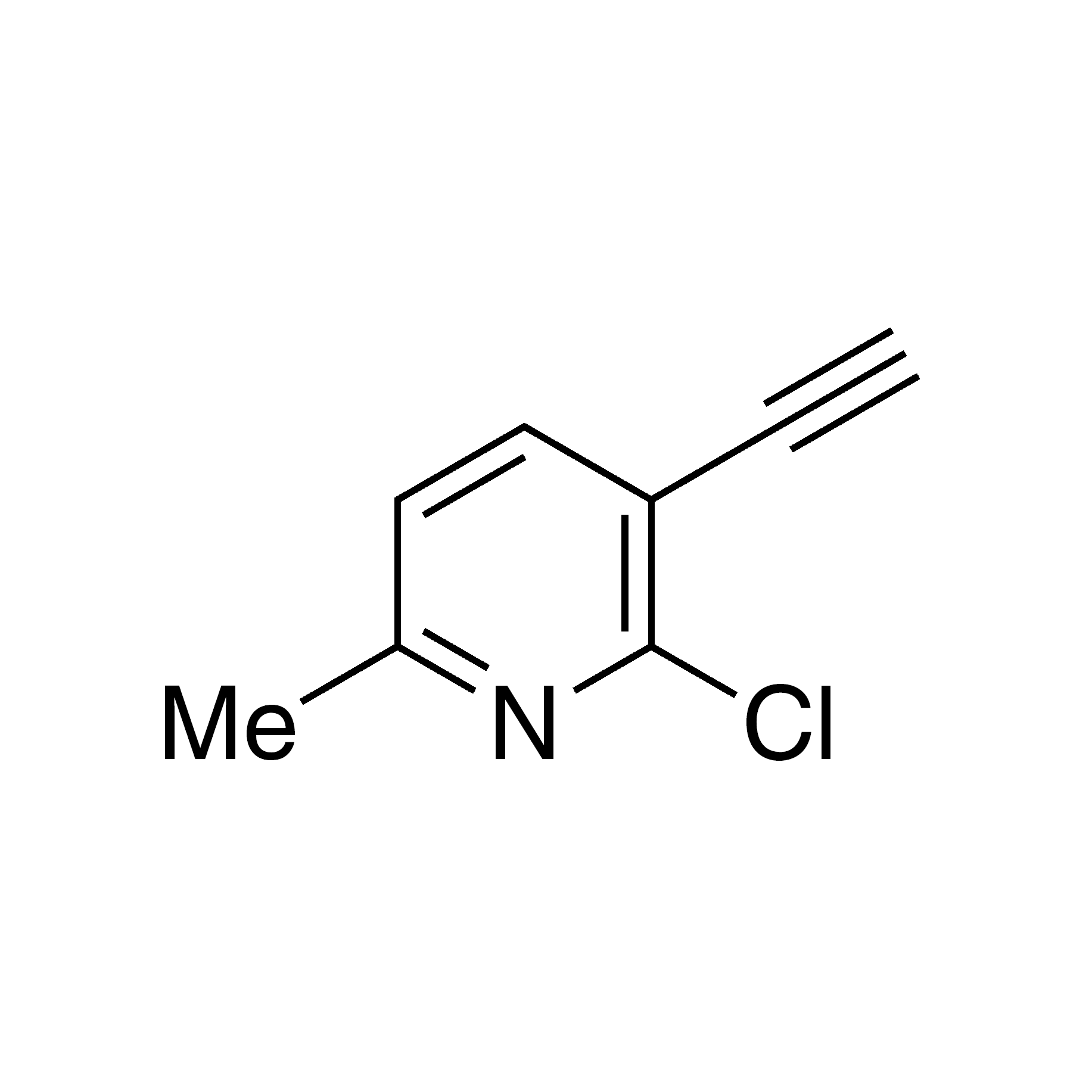 2-Chloro-3-ethynyl-6-methylpyridine, 95%