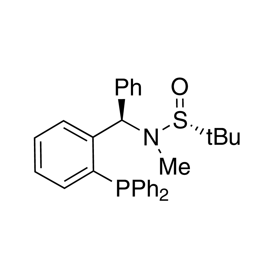 [S(R)]-N-[(R)-[2-(Diphenylphosphino)phenyl]phenylmethyl]-N,2-dimethyl-2-propanesulfinamide, 95%