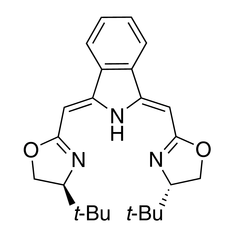 (1Z,3Z)-1,3-Bis[[(4S)-4,5-dihydro-4-(tert-butyl)-2-oxazolyl]methylene]-2,3-dihydro-1H-isoindole, 98%