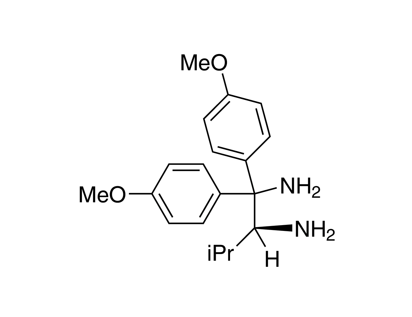 (2S)-(-)-1,1-Bis(4-methoxyphenyl)-3-methyl-1,2-butane­diamine, min. 97% (S)-DAIPEN