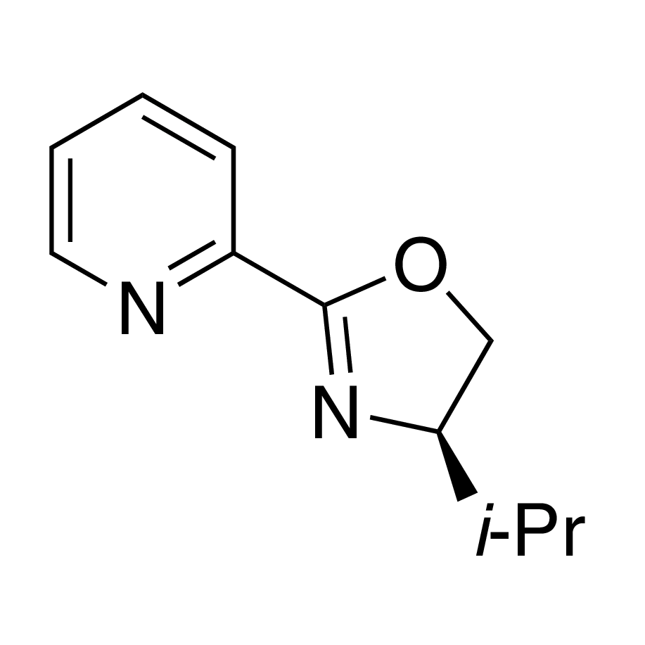 2-[(4R)-4,5-Dihydro-4-isopropyl-2-oxazolyl]pyridine, 98% (99% ee)